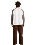 The Rhythm Mens Foster Shirt in Bone