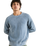 The Rhythm Mens Polu Crew Knit Jumper in Washed Blue
