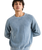 The Rhythm Mens Polu Crew Knit Jumper in Washed Blue