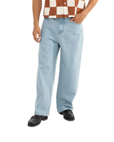 Relaxed Denim Jeans in Blue Wash