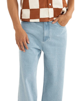 Relaxed Denim Jeans in Blue Wash