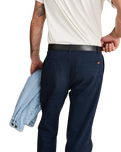 The Rhythm Mens Twill Pressed Trousers in Navy