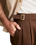 The Rhythm Mens Ghurka Trousers in Brown