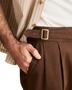 The Rhythm Mens Ghurka Trousers in Brown