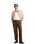 The Rhythm Mens Ghurka Trousers in Brown