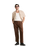 The Rhythm Mens Ghurka Trousers in Brown