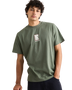 The Rhythm Mens Imprint Vintage T-Shirt in Vintage Green