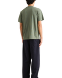 The Rhythm Mens Imprint Vintage T-Shirt in Vintage Green