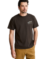 The Rhythm Mens Heading West Vintage T-Shirt in Vintage Black
