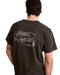 The Rhythm Mens Heading West Vintage T-Shirt in Vintage Black