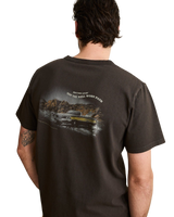 The Rhythm Mens Heading West Vintage T-Shirt in Vintage Black