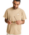 The Rhythm Mens Jaunt Vintage T-Shirt in Macadamia
