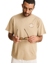 The Rhythm Mens Jaunt Vintage T-Shirt in Macadamia