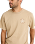 The Rhythm Mens Jaunt Vintage T-Shirt in Macadamia