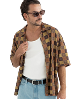 Racket Relaxed Shirt in Ochre