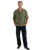 Wash Check Relaxed Shirt in Green