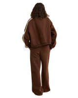 The Rhythm Womens Contrast Track Joggers in Brown