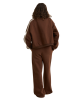 The Rhythm Womens Contrast Sweatshirt in Brown