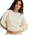 The Rhythm Womens Contrast Sweatshirt in Cream