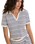 The Rhythm Womens Rommy Knit Top in Vintage Stripe