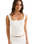 The Rhythm Womens Lia Broderie Top in White