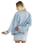 The Rhythm Womens Jessie Jacket in Washed Blue