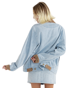 The Rhythm Womens Jessie Jacket in Washed Blue