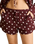 The Rhythm Womens Polka Dot Beach Shorts in Cafe