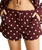 The Rhythm Womens Polka Dot Beach Shorts in Cafe