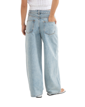 The Rhythm Womens Boyfriend Jeans in Blue Wash