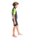 The C-Skins Boys Element 2 3/2mm Shorty Back Zip Wetsuit in Anthracite, Lime & Multi
