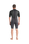 Element 3/2mm Back Zip Shorty Wetsuit in Anthracite, Black & Neon Flare