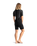 The C-Skins Womens Element 3/2mm Back Zip Shorty Wetstuit in Black, Meteor & Rose