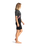 The C-Skins Womens Element 3/2mm Back Zip Shorty Wetstuit in Black, Meteor & Rose