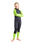 Boys Element 3/2mm Back Zip Wetsuit in Anthracite, Lime & Multi