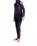 Girls Element 3/2mm Back Zip Wetsuit in Slate Navy, Magenta & Multi