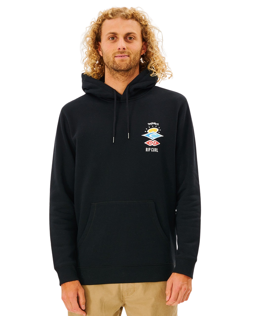 Search Icon Hoodie in Black