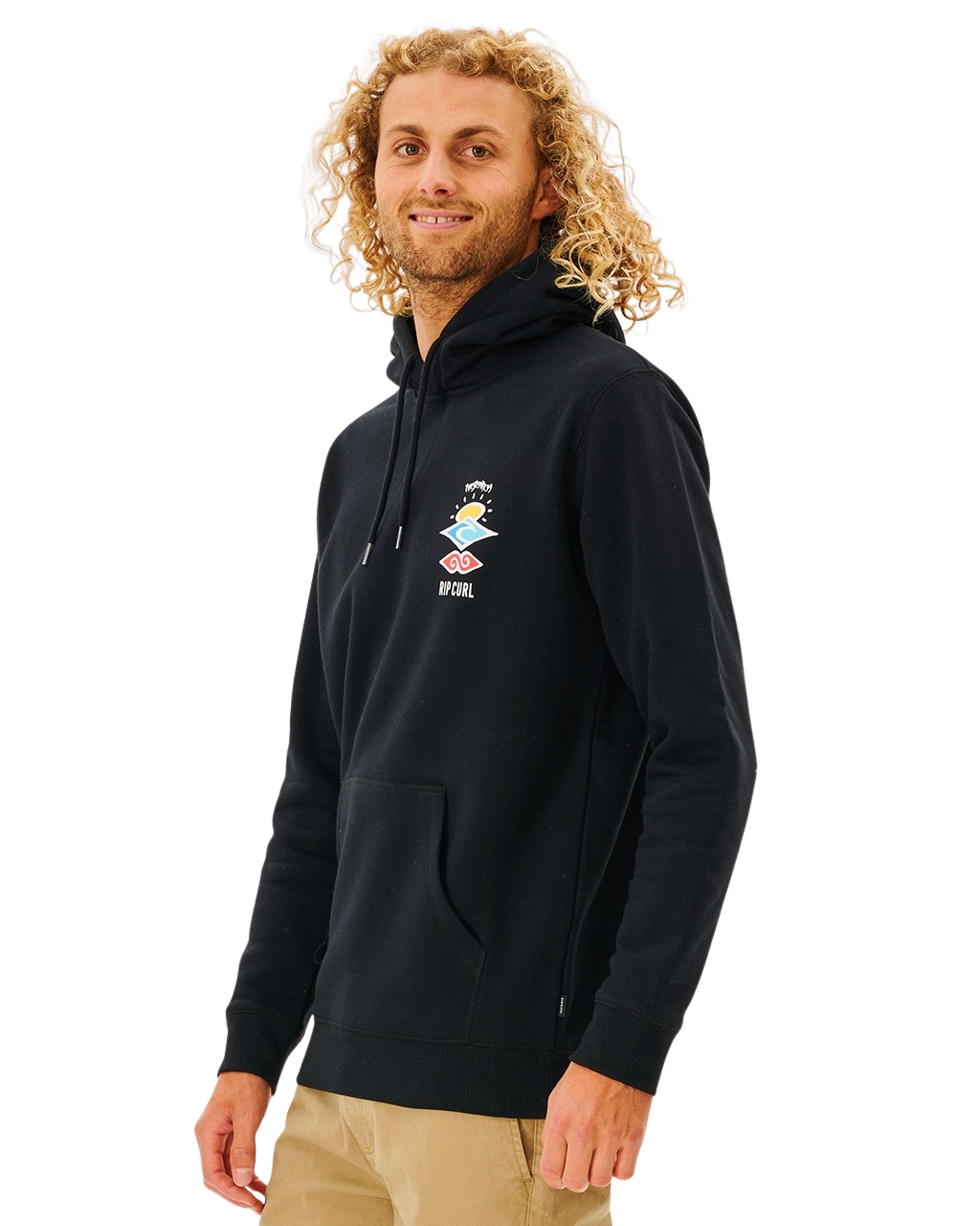 Search Icon Hoodie in Black