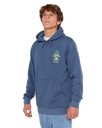 The Rip Curl Mens Search Icon Hoodie in Bluefin