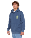 The Rip Curl Mens Search Icon Hoodie in Bluefin