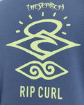 The Rip Curl Mens Search Icon Hoodie in Bluefin