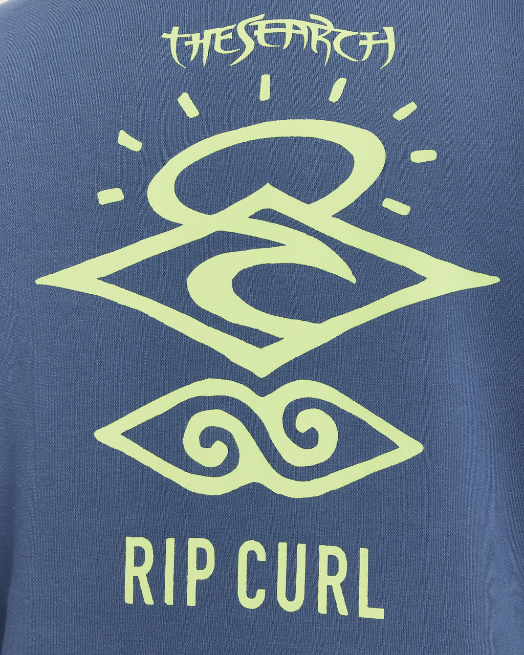 The Rip Curl Mens Search Icon Hoodie in Bluefin