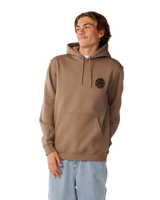 The Rip Curl Mens Wetsuit Icon Hoodie in Walnut