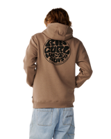The Rip Curl Mens Wetsuit Icon Hoodie in Walnut