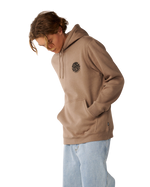 The Rip Curl Mens Wetsuit Icon Hoodie in Walnut