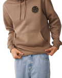 The Rip Curl Mens Wetsuit Icon Hoodie in Walnut