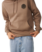The Rip Curl Mens Wetsuit Icon Hoodie in Walnut