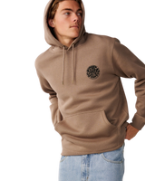 The Rip Curl Mens Wetsuit Icon Hoodie in Walnut