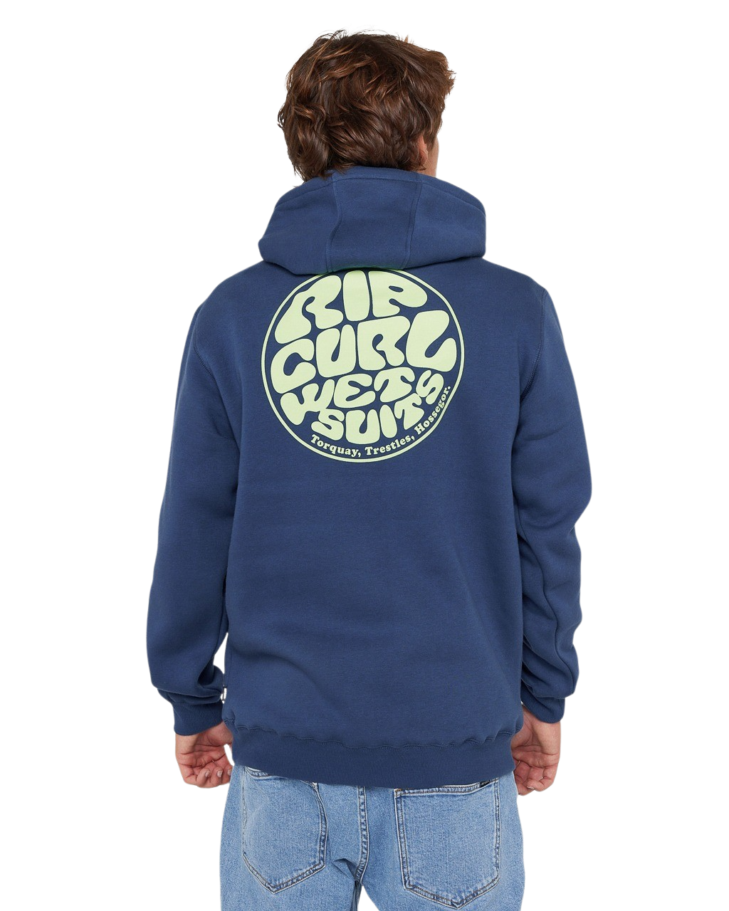 Wetsuit Icon Hoodie in Light Navy