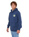 Wetsuit Icon Hoodie in Light Navy